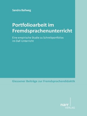 cover image of Portfolioarbeit im Fremdsprachenunterricht